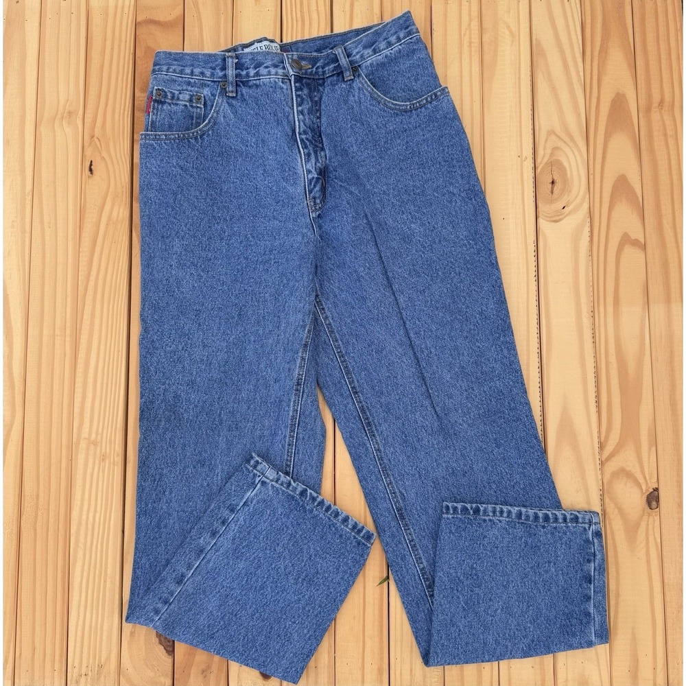 Vintage Mens 34x32 Bugle Boy Relaxed Loose Fit Blue Jeans 90s Y2K